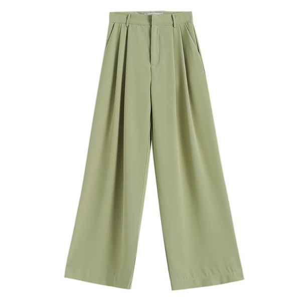 TROUSER PANTS LOOSE SAGE