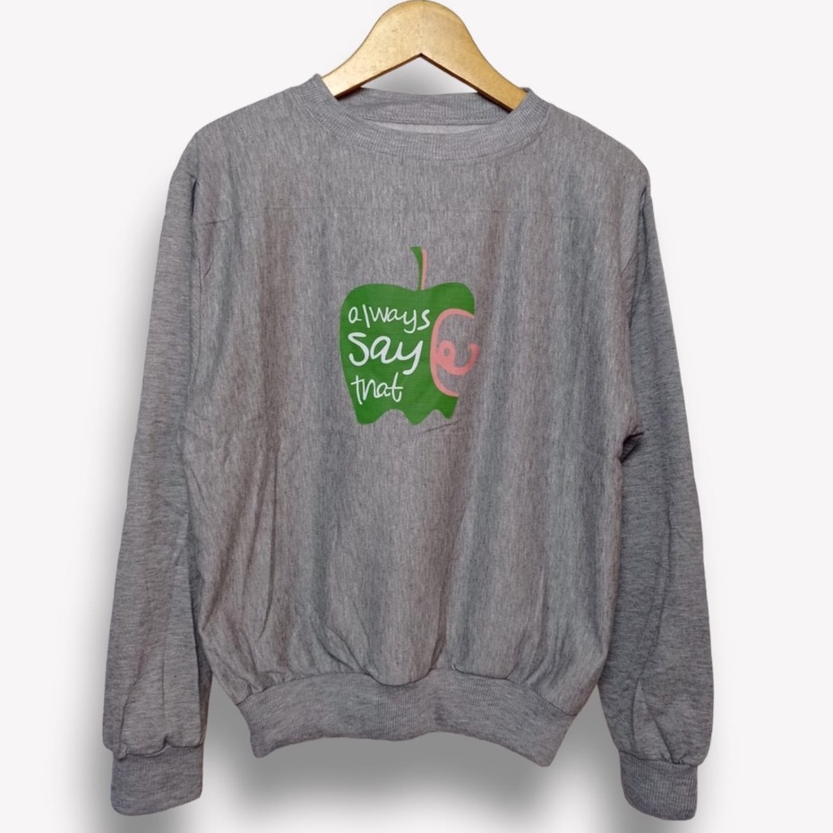 Always Sweater Wanita - Sweater Oversize Crewneck