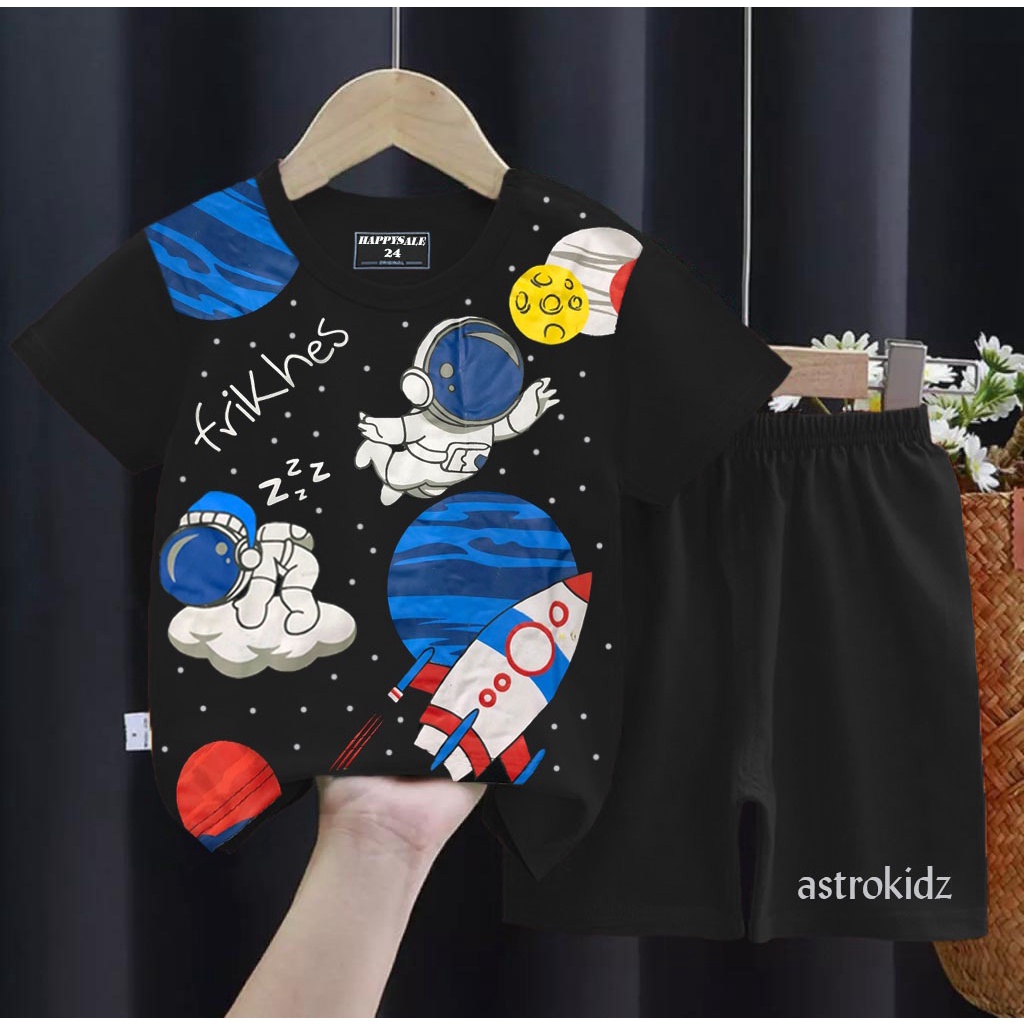 PROMO-SETELAN BAJU ANAK LAKI-LAKI DAN ANAK PEREMPUAN MOTIF ASTRO UMUR 1-5 TAHUN SETELAN BAJU HARIAN ANAK-ANAK TERBARU 2022