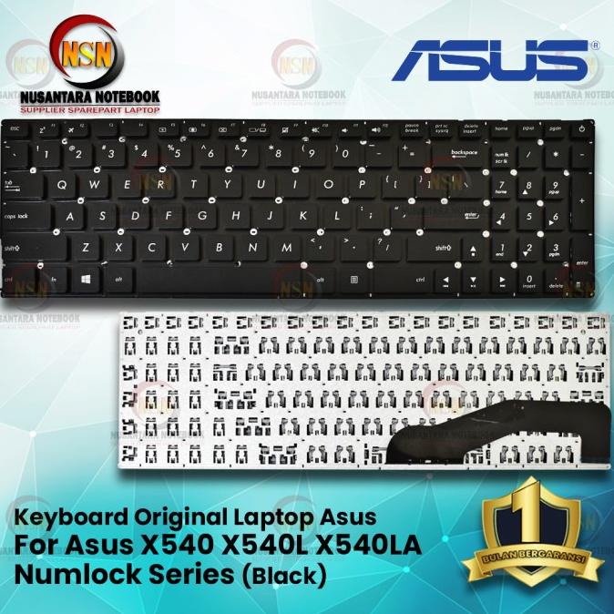 Jual Keyboard Laptop Asus X540 X540L X540La Numlock Black Series