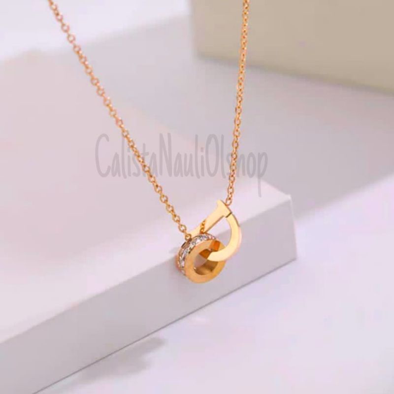 KALUNG DEWASA TITANIUM  DORE MODEL RING PERHIASAN EMAS KOREA ANTI KARAT DAN ANTI LUNTUR