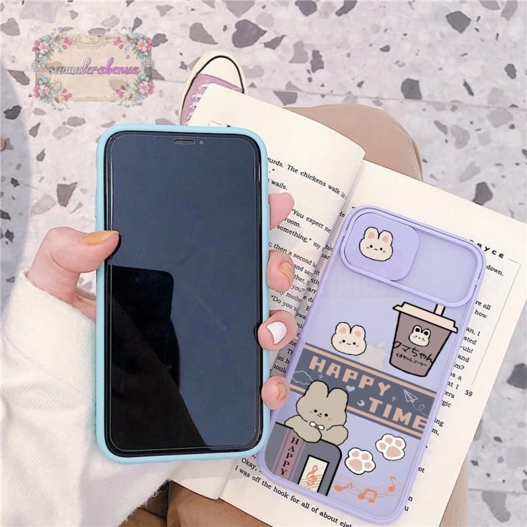 SS113 SOFTCASE SLIDE HAPPY TIME OPPO RENO 2F 3 A91 4 5 6 4F F17 PRO 4 A93 4G 5F F19 PRO A74 A74 A95 F5 F7 A83 A71 F11 F11 PRO SB4331