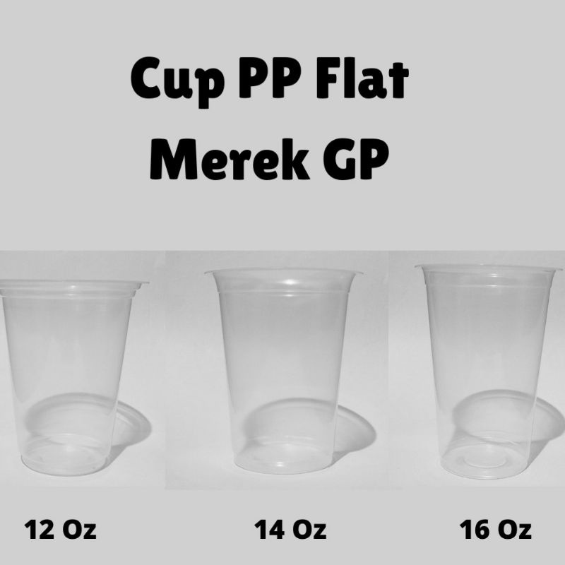 Jual Cup Plastik 12oz14oz16oz Gelas Plastik 5gr Datar Bagian Atas Bisa Disealer Shopee 1366