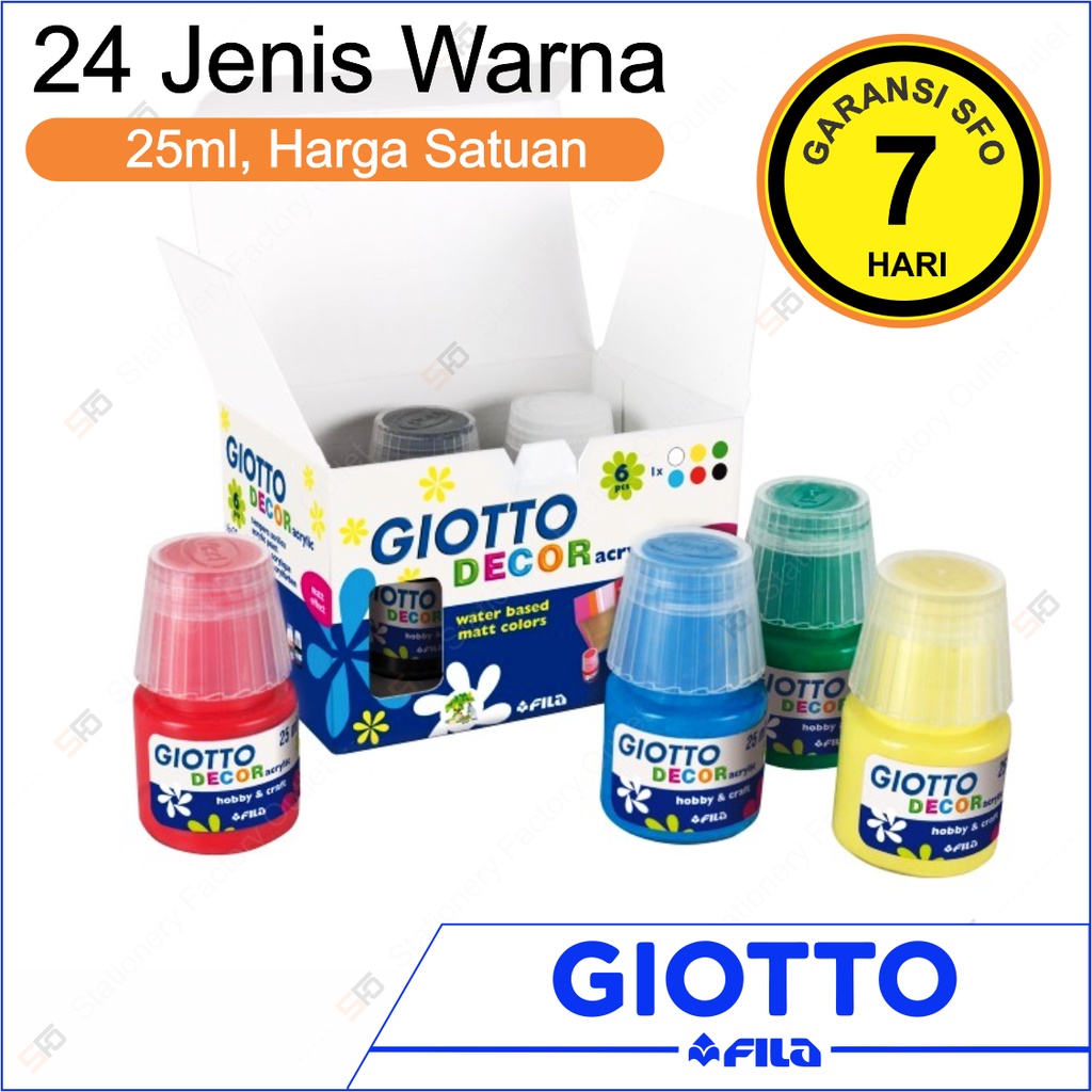 

Cat Acrylic Giotto 25ml - Satuan - SFO Semarang Official