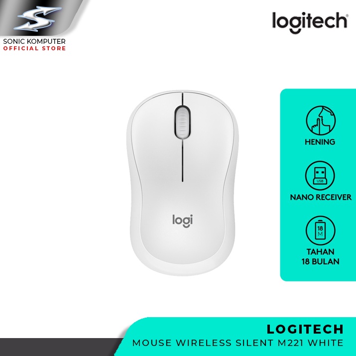 Mouse Wireless Logitech M221 Silent