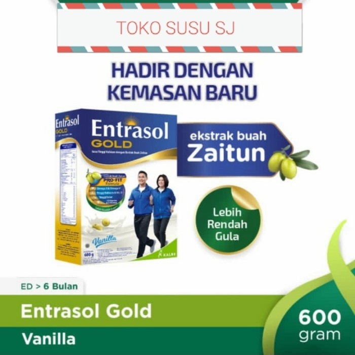 

ENTRASOL GOLD VANILA 600 gram/600gr