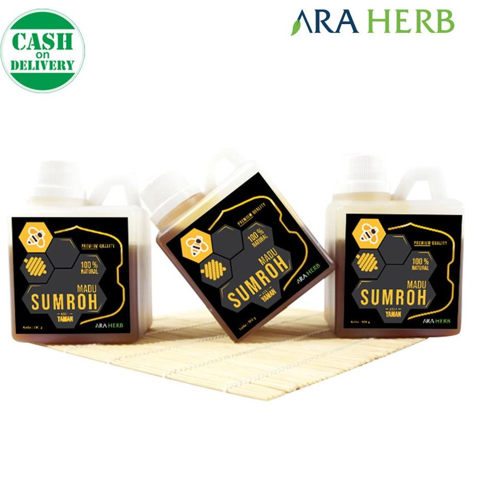 

Termurah Madu sumroh Import Yaman Asli 500gr / Madu Manis Madu Herbal ARA HERB !!!