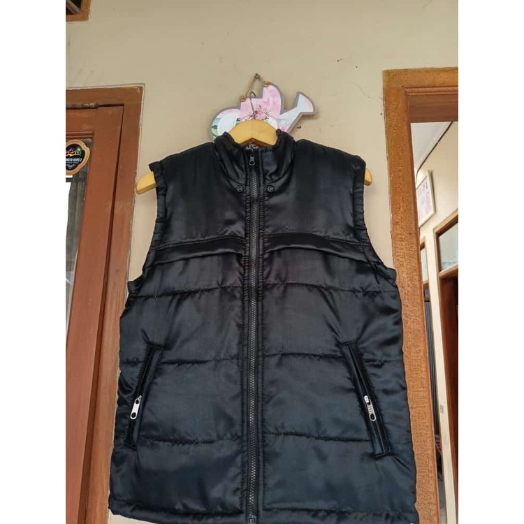 Jaket Rompi Parasut//Jaket Vest Parasut Gelembung Pria//Vest Motor Kekinian//Keren Anti Angin dan Hu