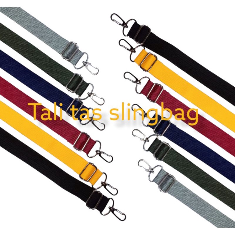 Tali Tas Slingbag tali tas slempang pria wanita Strap polos motif - strap bag tali panjang