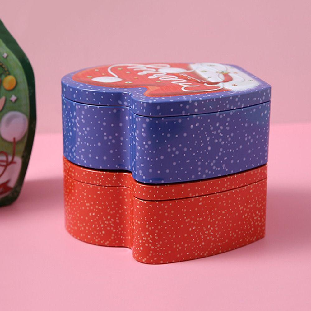 R-flower Candy Box Xmas Biscuit Kotak Hadiah Tahun Baru
