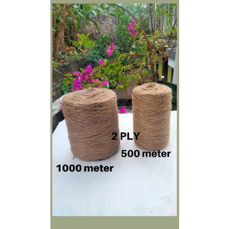 

tali goni 2 PLY berbentuk tabung dan panjang 500 meter untuk membuat tali undangan dengan kualitas terbaik
