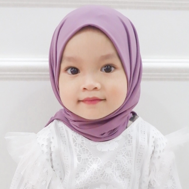Babycila Hanana Hijab Segitiga Instan Anak Jersey premium