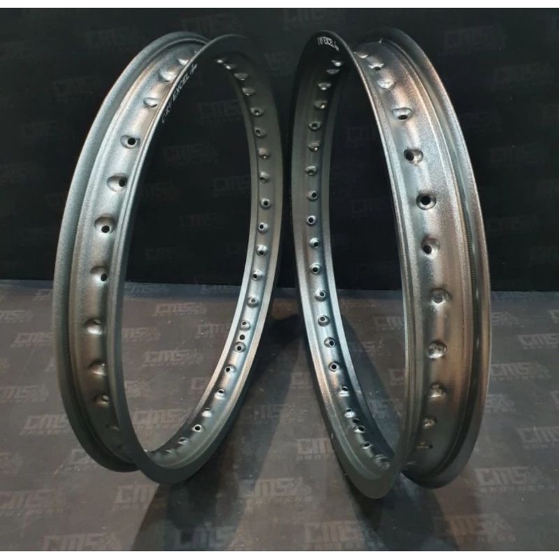 Velg velek pelek veleg lingkar aloy alloy crv ori japan 18 160 18 185 titanium grey kulit jeruk doff