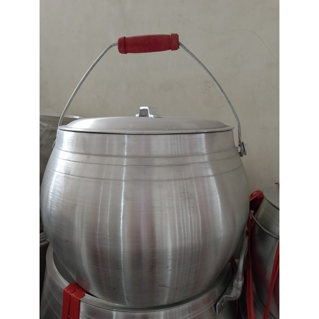 Periuk, Ketel & Kuali Nasi 18 SP Merah – Alat Masak Serbaguna