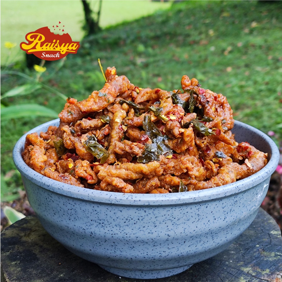 

Usus Krispy pedas daun jeruk 1kg