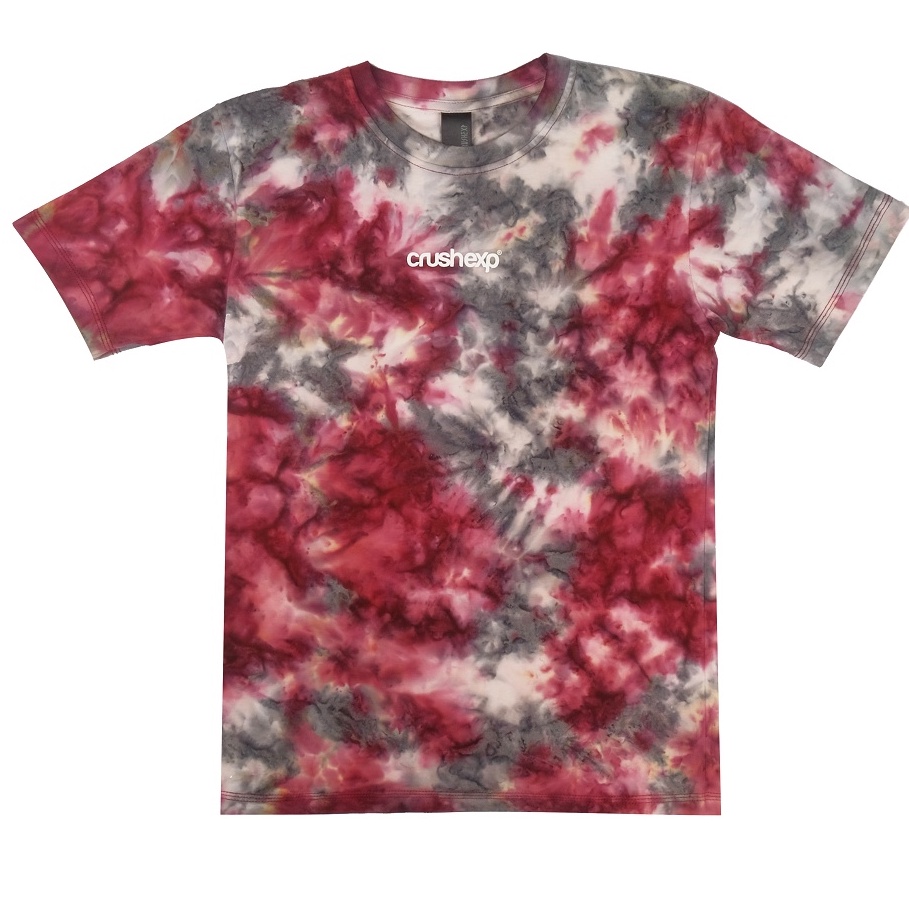 CRUSH EXP Kaos Pendek Tie-dye TSC0633 - MAROON