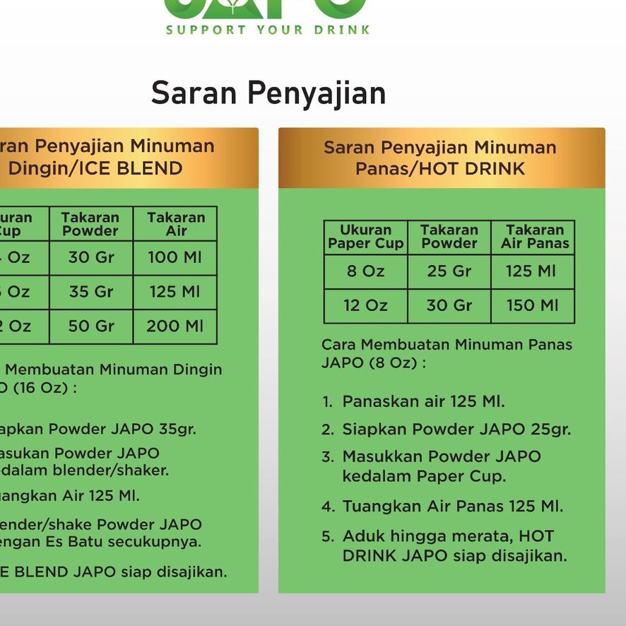 

BAYAR DITEMPAT✔️JAPO Bubuk Minuman Vanila Original 1 Kg|KD9