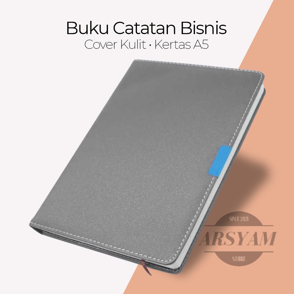 

Buku Catatan Bisnis Cover Kulit Kertas A5