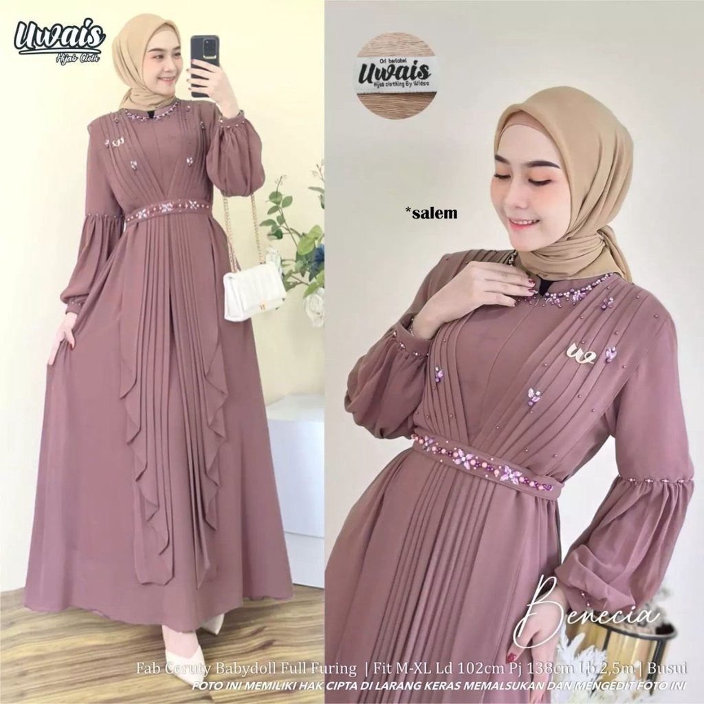OPEN PO BENECIA DRESS/DRESS KONDANGAN WANITA/REFRENSI BAJU KONDANGAN WANITA-DUSTY