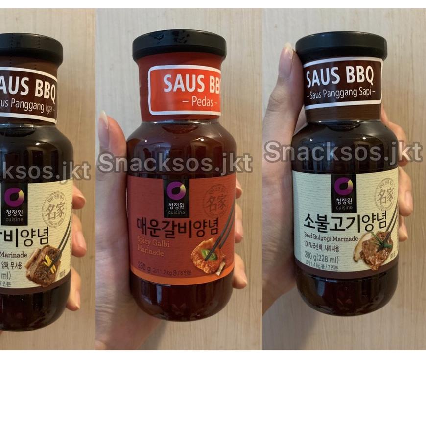 

10.10 [280gr] Chung Jung Won BBQ Beef Galbi Marinade / Beef Bulgogi Marinade / Spicy Galbi Marinade gas !!