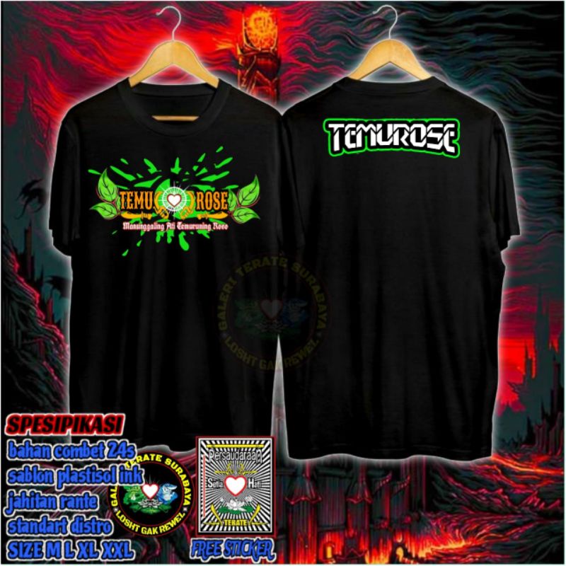 READY KAOS TEMU ROSE-KAOS PERSAUDARAAN SETIA HATI TERATE DISTRO//KAOS PSHT DISTRO SIMPLE