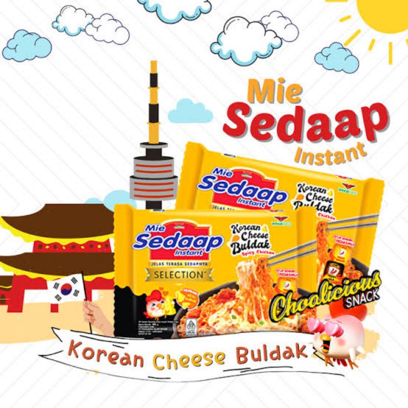 

Mie Sedap Korean Cheese Buldak
