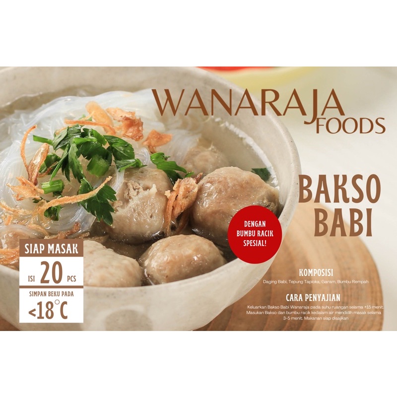 

BAKSO BABI FROZEN ISI 20pcs + BUMBU SPESIAL