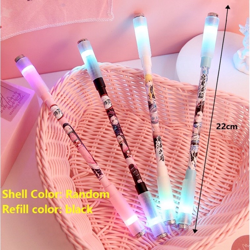 

[ADA LED] Spinning Pen LED Bolpen Spining pen Rotasi Dekompresi Pulpen Gel Bolpoin Spinning Pen Spinner Polpen Gel Anti Stress Bolpen Viral