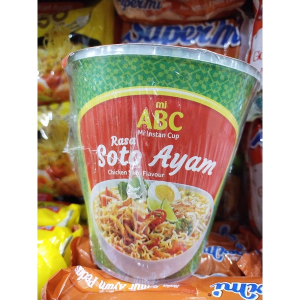 

Mi ABC Mi Instan Cup Pop Mie rasa Soto Ayam