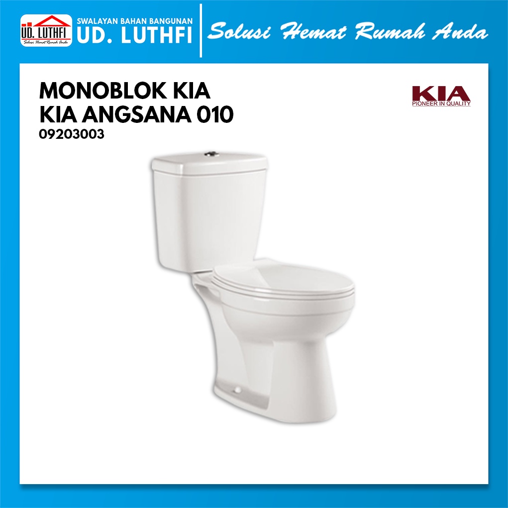 Jual Kloset Duduk KIA Angsana 010 / Monoblock / Toilet Duduk KIA