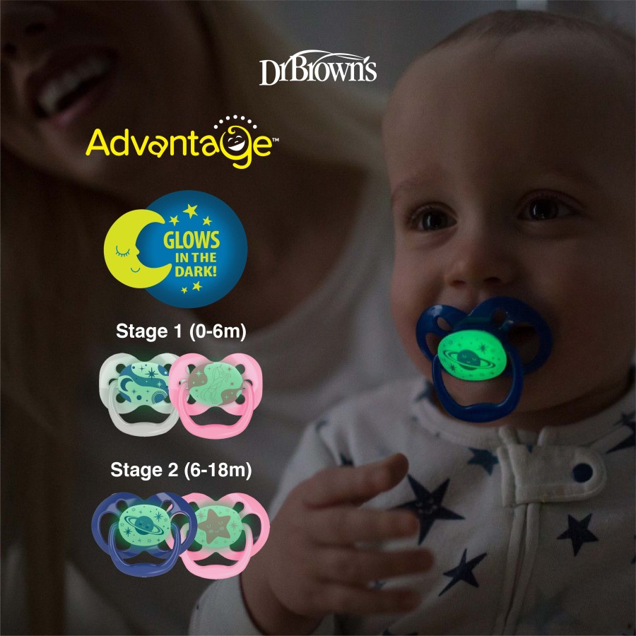 Dr.Brown’s advantage pacifier GLOW IN DARK