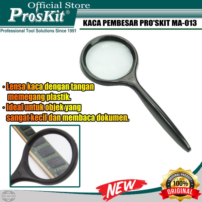 

KACA PEMBESAR 3X PROSKIT MA-013 FOR SERVICE HP Magnifier O50mm ORI