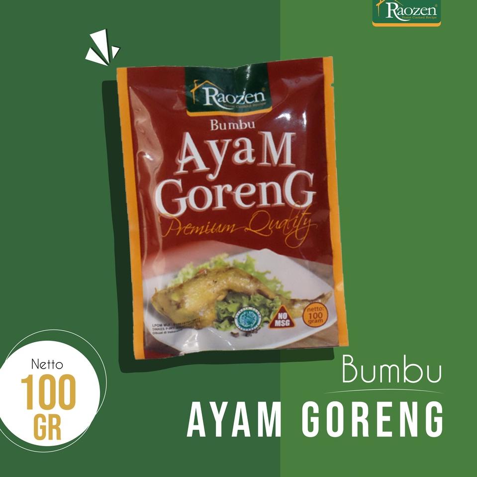 

Ready--Raozen Bumbu Masakan Ayam Goreng Sachet 100gr