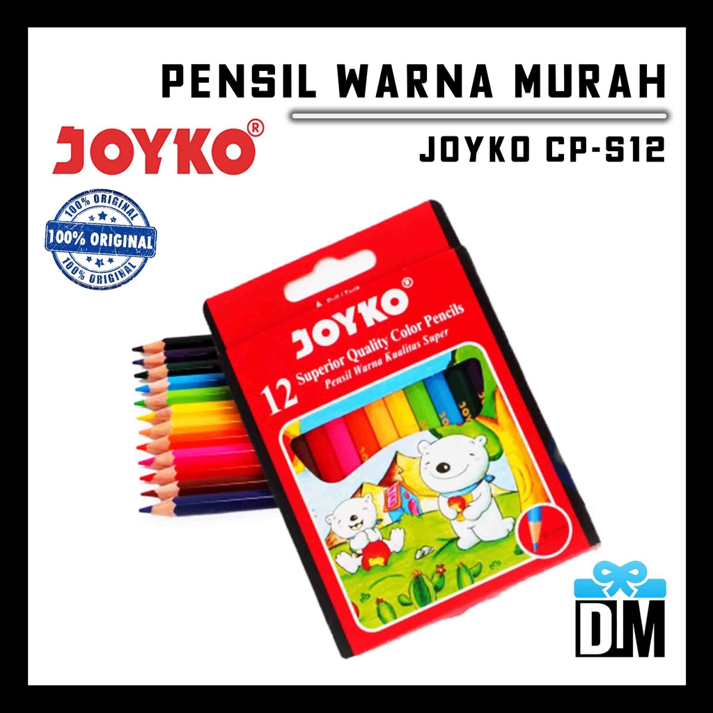 

Pensil Warna Murah Joyko Kuat Mewarnai Color Pencil Superior Quality