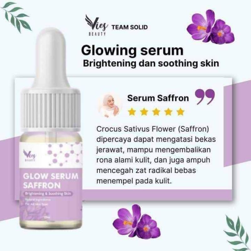 glow serum saffron