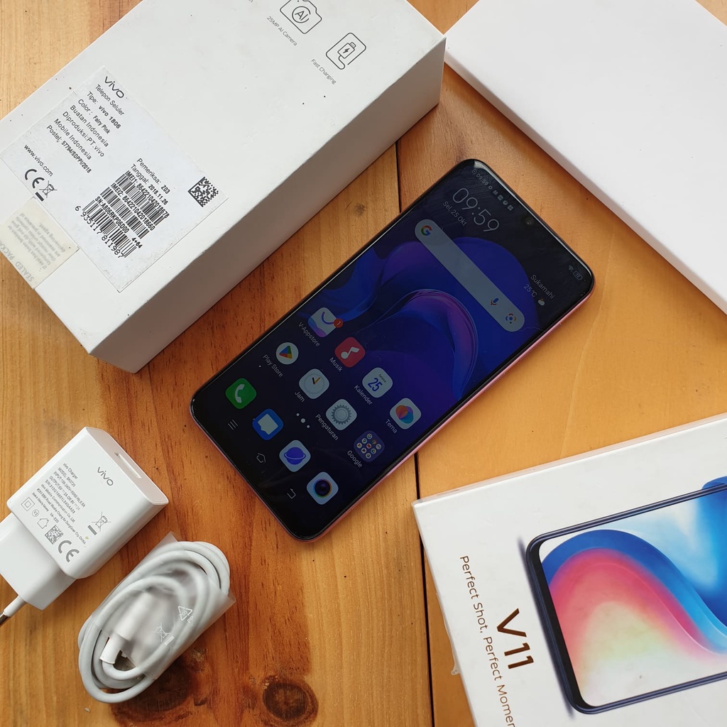 VIVO V11 SECOND 4/64GB 6/64GB HANDPHONE SECOND HP SEKEN HP BEKAS HP MURAH