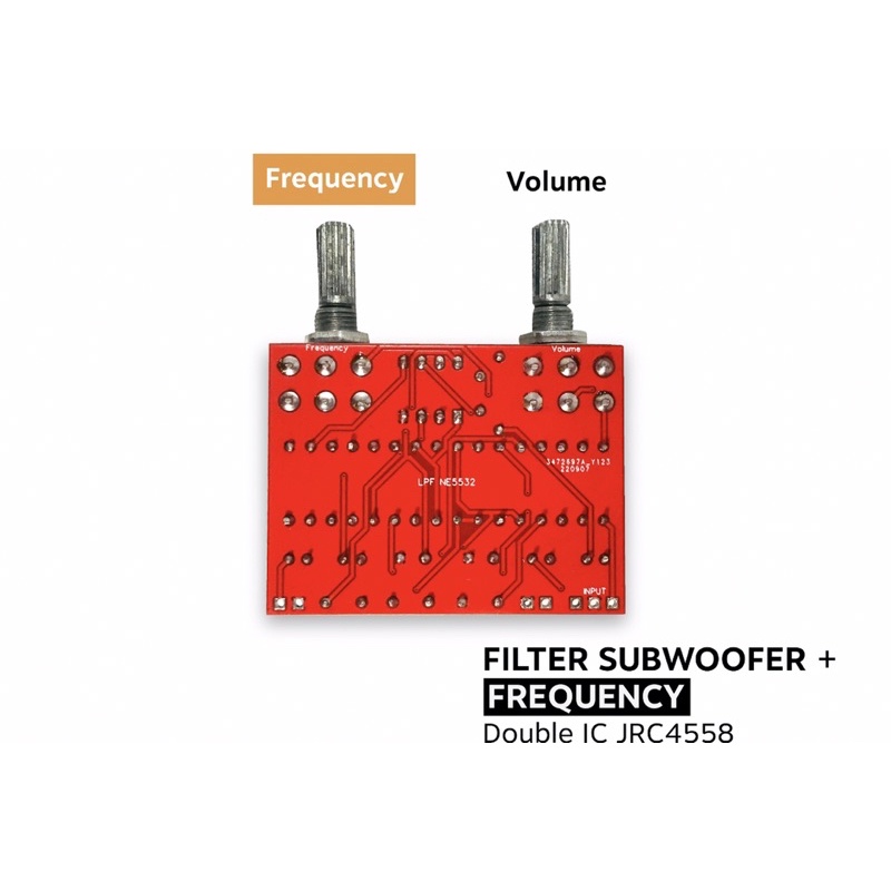 Nuansa_Pasar Modul / Kit Filter Subwoofer Double Ic Jrc4558 ( Lpf )
