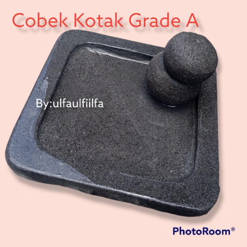 Cobek Kotak Batu Super 20cm