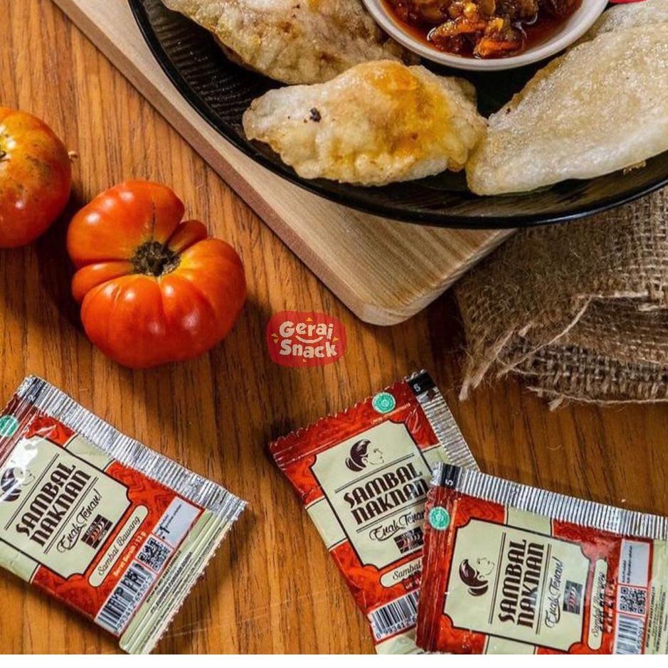 

kode1x1Wl--Sambal Naknan 1 PACK (5 RENCENG) Pedas Level 3 Isi 50 Sachet Oraktis Ekonomis