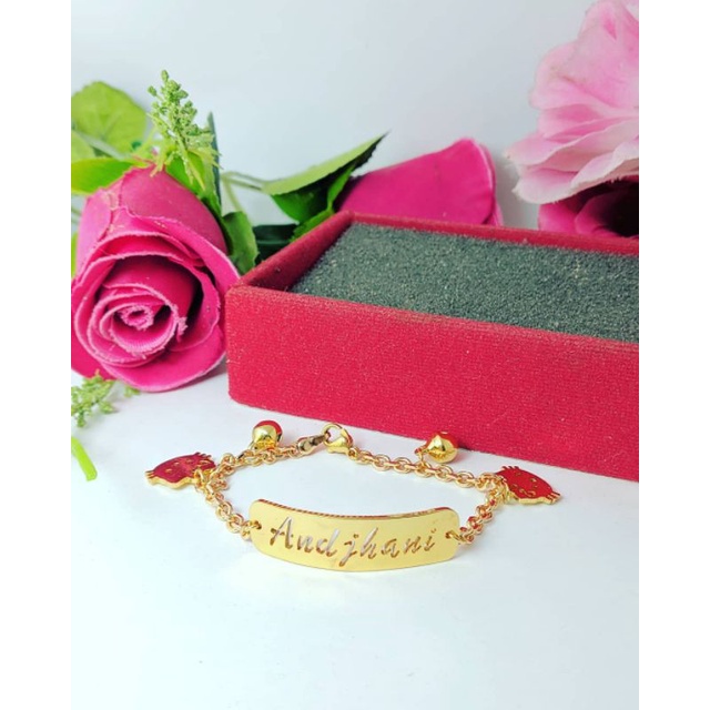 Gelang Nama Gelang Titanium Gelang Emas Ukir Nama