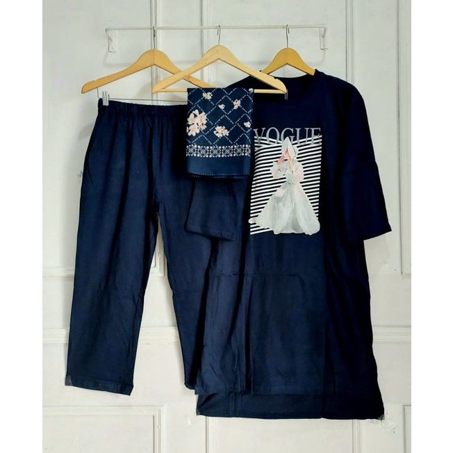 Set Cel Kulot Combed JUMBO//Set Kulot Kaos Combed//Set Celana Combed