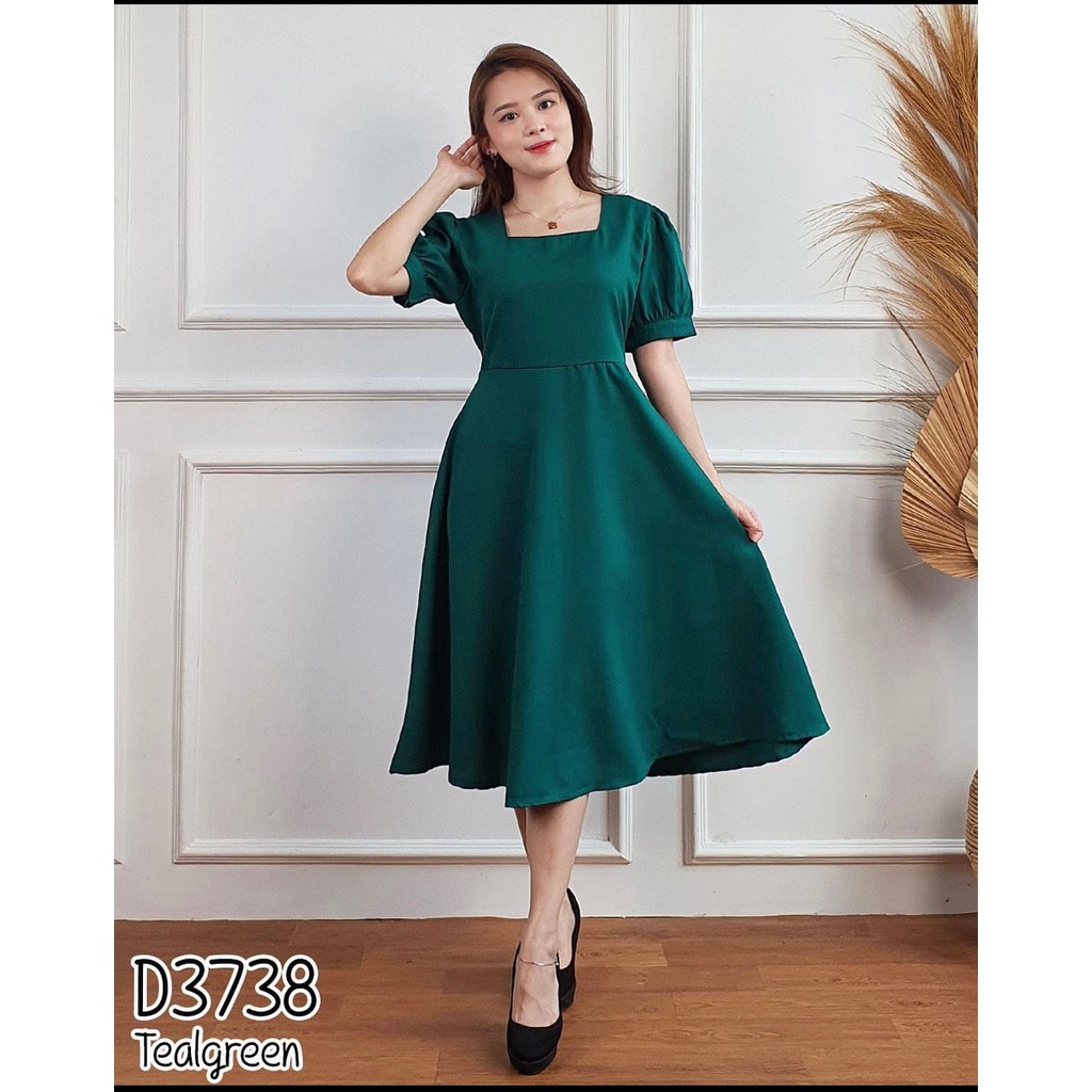 Basic id fashion Dres wanita gisella / Gaun pesta wanita / Dres elegant