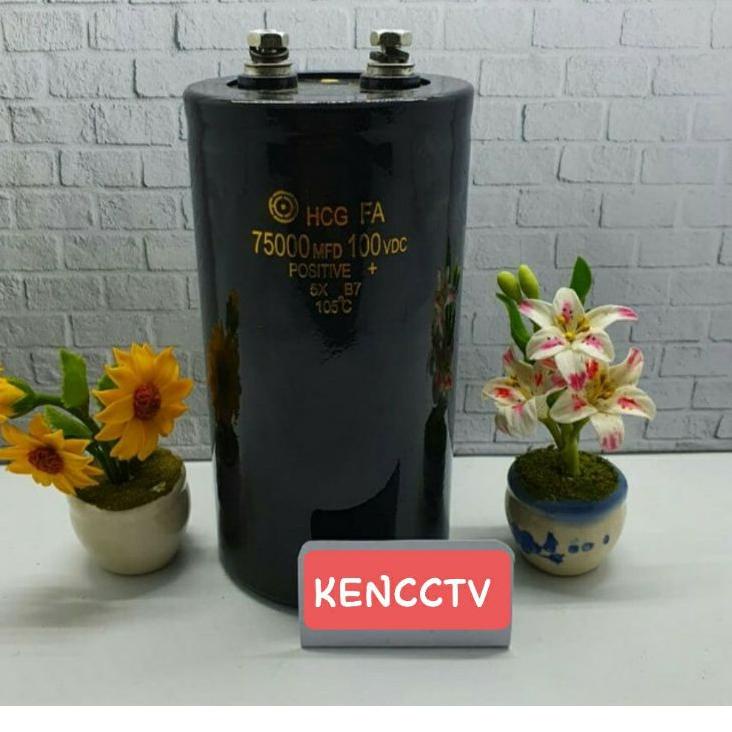 Terlaku.. Elco 75000UF 100V HCG top