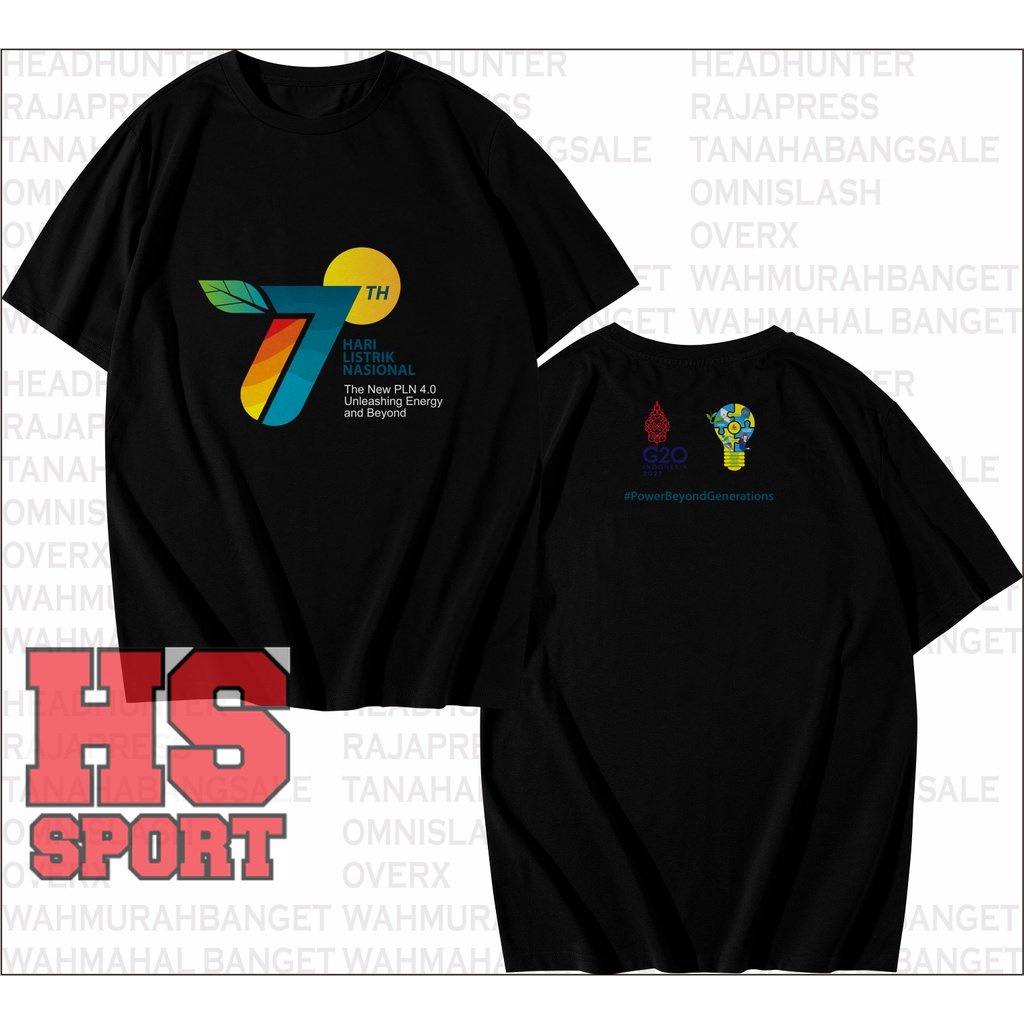 KAOS PLN - BAJU PLN  ULTAH KE 78 THN BUMN HARI LISTRIK NASIONAL PINTAR BESAR  - KAOS PLN 78