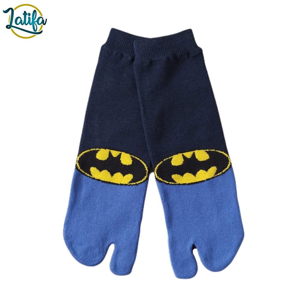 Kaos Kaki Anak Logo BATMAN SUPERHERO Usia 5 - 12 Tahun