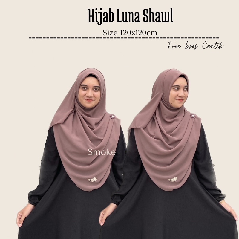 [COD] HIJAB LUNA SHAWL / MALAYSIAN SQUARE BY RURIHIJABSYARI