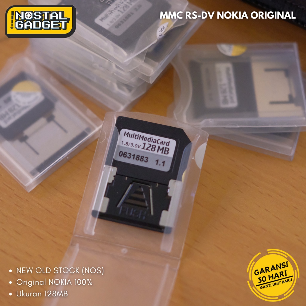 Memory Card MMC RSDV Nokia 128MB 7610 6600 Ngage N70 9210i 9300i 9500 Original NEW