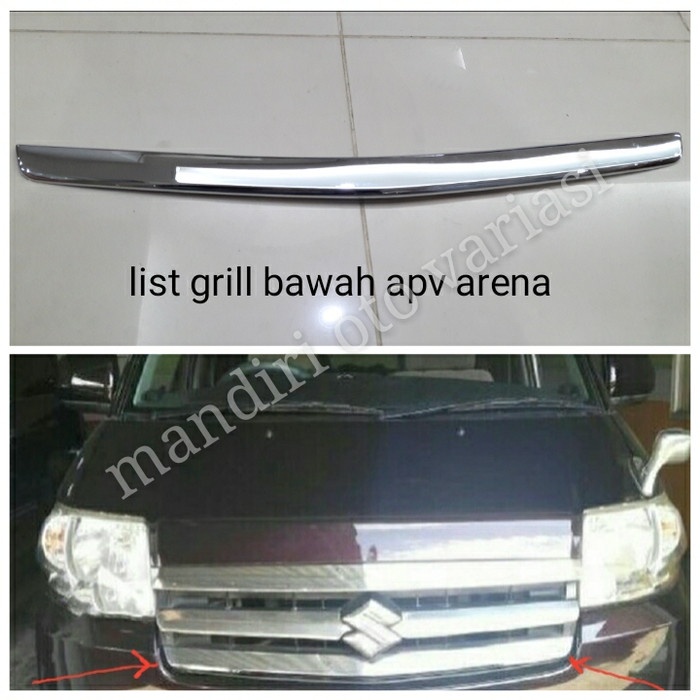 [BISA COD] List Grill Bawah Apv Arena / Perlengkapan Variasi Mobil Murah / Aksesoris Eksterior pelin
