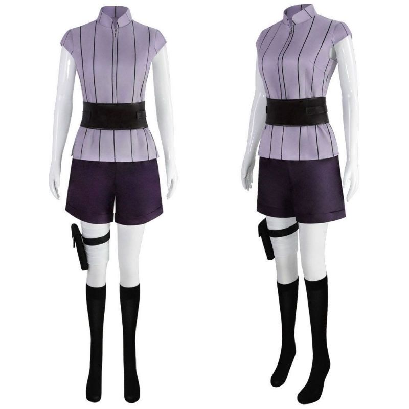 [MikanHiro Store] Costume Hinata Hyuga Naruto Shippuden cos clothing Hyuga Hinata cos clothing new anime role-playing C osplay clothing spot