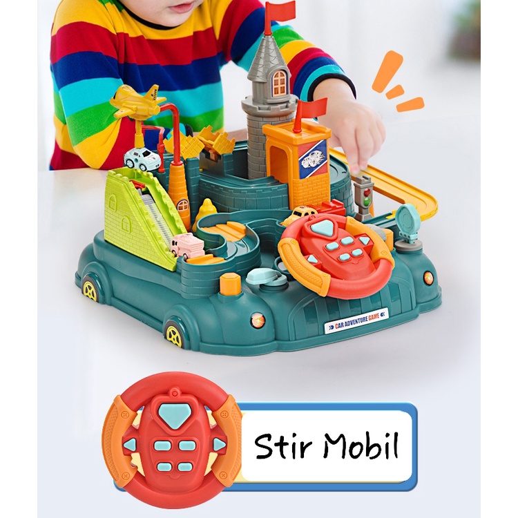 [JUALSEMUA18](A333-330F)Mainan Anak Simulasi Track Mobil / Track Adventure / Mainan Mobil Pertualang / Track Mobil Mainan